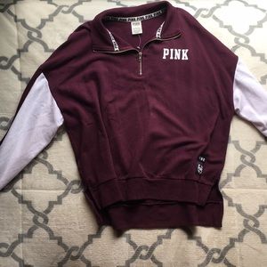 PINK quarter zip